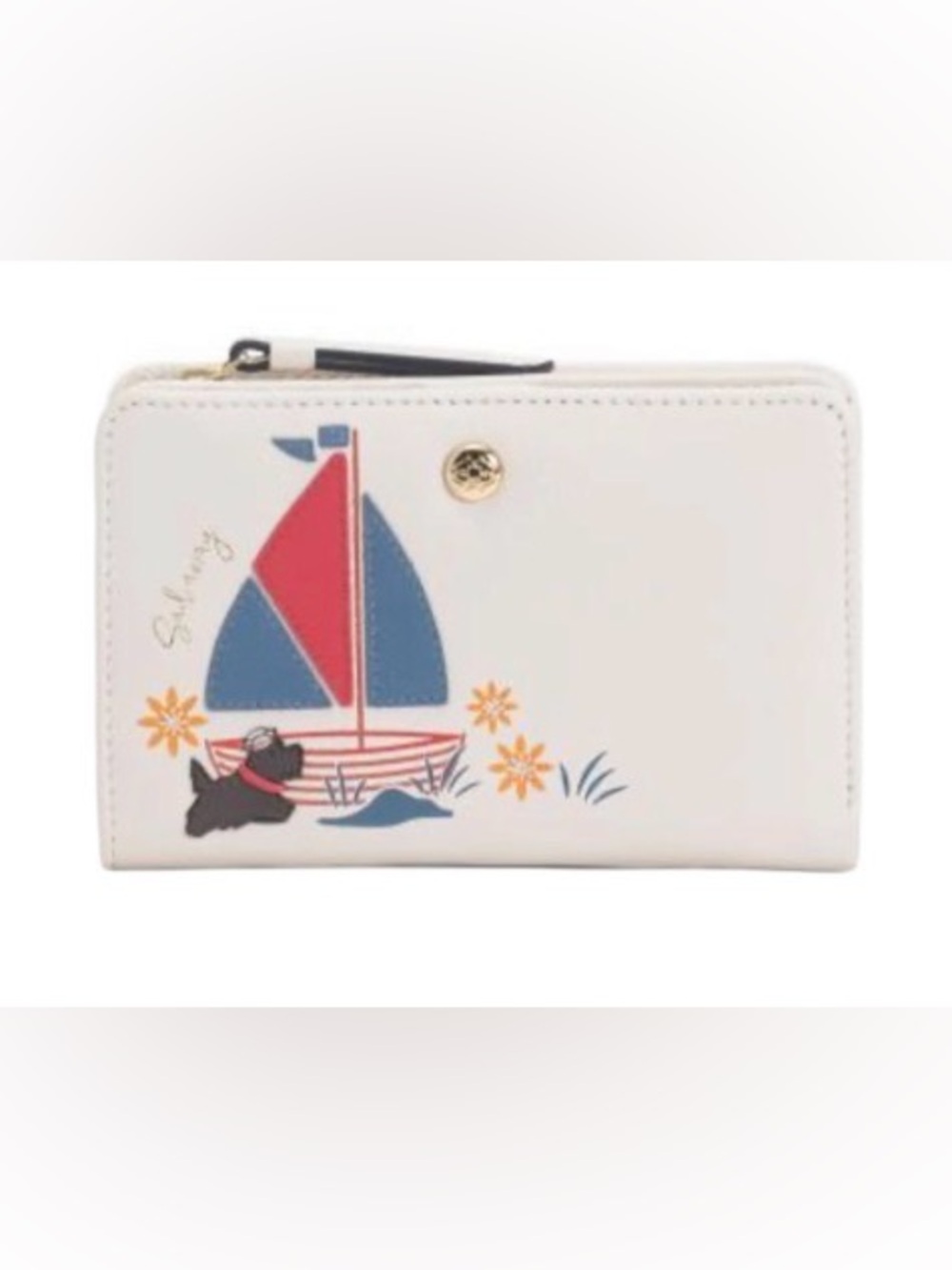 Radley London NWT Sail Away Medium Bi-Fold Wallet with new dusty rose dust bag